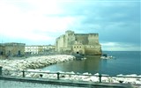 Neapol - Itálie - Neapol - Castel dell'Ovo, zde v 6.st.př.n.l. založili Řekové město