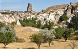 Krásy turecké Kappadokie s pěší turistikou 2020 - Turecko - Kappadokie - kraj který tvoří a formuje kámen (Uçhisar)