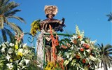 Karneval květů a světel v Nice a festival citrusů v Mentonu 2018 - Francie - Nice, slavnost Les Batailles de Fleurs