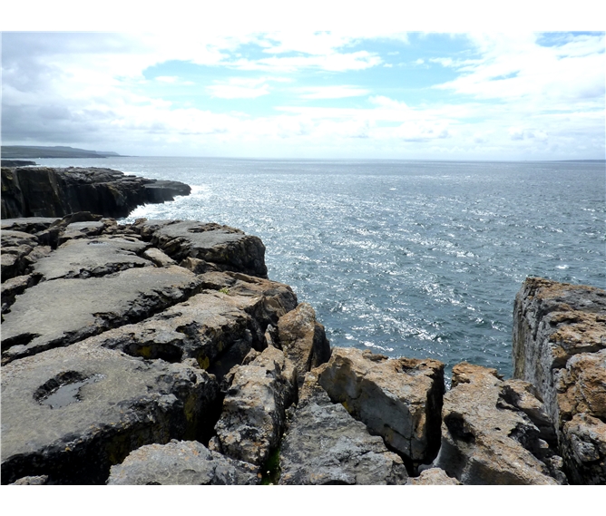 Dublin, Wicklow Mountains, Cliffs of Moher - Irsko - Burren, krása skal a moře