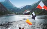 Krásy Norska - Norsko - až hluboko do fjordu Geiranger mohou vjíždět velké zaoceánské lodě