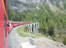 Švýcarsko - Bernina Expres