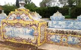 Lisabon, královská sídla, krásy pobřeží Atlantiku, Cascais 2020 - Portugalsko - Lisabon - zdejší keramické dlaždice zvané azulejos jsou všude a zobrazují téměř vše