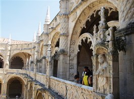 Lisabon, královská sídla, krásy pobřeží Atlantiku, Cascais 2023  Portugalsko - Lisabon - klášter sv.Jeronýma, 1501-80, manuelská gotika