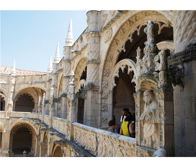 Lisabon, královská sídla, krásy pobřeží Atlantiku i vnitrozemí - Portugalsko - Lisabon - klášter sv.Jeronýma, 1501-80, manuelská gotika