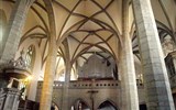 Kamenec - Německo - Lužice - Kamenec, Sankt Marien, gotický s krásnými klenbami