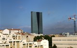 Slunná Marseille a národní park Callanques 2020 - Francie - Provence - Marseille, GMA CGM Tower, 147 m, dokonč. 2014, návrh Zaha Hadid