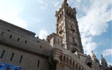 Provence s vůní levandule a koupáním letecky - Francie - Provence - Marseille, Notre Dame de la Garde, 1853-64 na místě kaple z 1214