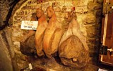 Gastronomie kraje Lazio - Itálie - Lazio - Montepulciano, toskánské prosciuto