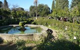 Řím, Vatikán, po stopách Etrusků v době adventu 2020 - Itálie - Řím - I Giardini boni, zahrady na SZ okraji Palatina