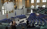 Říšský sněm - Německo - Berlín - Reichstag, zasedací místnost parlamentu