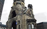 Kurfürstendamm - Německo - Berlín - Gedächtniskirche, dnes památník míru