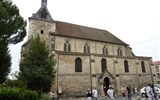 Bergerac - Francie - Gaskoňsko - Bergerac, kostel sv.Jakuba, pův.kaple 12.stol, rozšířen ve 13.století benediktýny