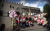 Jižní Toskánsko a kraj Etrusků Lazio 2020 - Itálie - Viterbo - San Pellegrino in Fiore na schodech Palazzo dei Papi (foto Jan Kaul)
