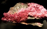 Terra Mineralia - Německo - Freiberg - muzeum minerálů, erytrin