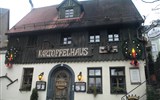 Freiberg - Německo - Freiberg - originální Bramborový dům, kulinářské nebe pro ty co milují brambory