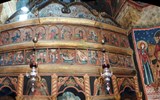 Sinaia - Rumunsko - Sinaia, celkový pohled na horní část oltáře