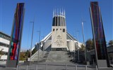 Liverpool - Velká Británie - Liverpool - metropolitní katedrála, 1962-7 (Wiki)