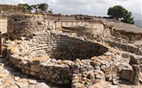 Bájný ostrov Kréta a moře - Řecko - Festós, vykopávky z doby rozkvětu minojské civilizace