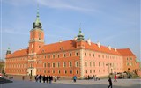 Varšava, vlakem nejen po stopách F. Chopina 2020 - Polsko - Varšava - Královsý hrad, dnes muzeum, původně sídlo vévodů Mazovských, barokně - klasicistní (foto Lukáš Zedníček)