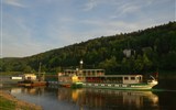Bad Schandau - Německo - výletní lod v Bad Schandau (foto Lukáš Zedníček)