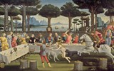 Madrid - Španělsko - Madrid - muzeum Prado, S.Botticeli, La historia de Nastagio degli Onesti, 1483