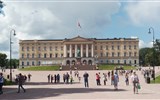 Norsko, zlatá cesta severu letecky 2019 - Norsko - Oslo, Královský palác, postaven 1824-49 pro Karla XIV, 173 pokojů, F.Linston