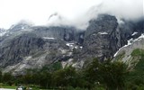 Norsko, zlatá cesta severu - Norsko - Trollvegen, nejvyšší kolmá stěna Evropy, přes 1100 metrů