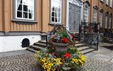 TRONDHEIM - Norsko - Trondheim, Stiftsgården, největší dřevěná budova Evropy, 1774-8, dnes královská rezidence