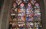 Troyes - Francie - Champagne - Troyes, kostel sv.Magdalény, vitráže ze 16.století