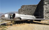 Tajuplným Balkánem do Albánie - Albánie - Gjirokastra, špionážní US Lockheed T-33 sestřelený 1957 nad Albánií MiG-15kou