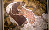 Egon Schiele - Rakousko - Vídeň - Egon Schile, Smrt a panna, 1915-6