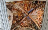 Lipari - Itálie - Sicílie - Lipari, stropní fresky z 18.století s biblickými výjevy