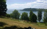 Krásy Bodamského jezera a ostrov Mainau 2020 - Německo - Mainau, pohled  z ostrova na Bodamské jezero
