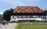 Kostnice - Německo - Kostnice, Konzilgebäude,  postaveno 1388-91 místrem Arnoldem, původně sklady a obch. centrum, 1417 zde zasedalo konkláve koncilu