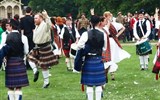 Skotské hry na zámku Sychrov a Whisky 2020 - Česká republika - Sychrov - Skotské hry, ukázka skotských lidových tanců