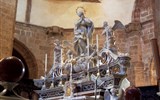 Alghero - Itálie - Sardinie -  Alghero, katedrála, oltář, Neposkvrněná mezi anděli, G.Massetti