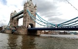 Temže - Anglie - Londýn - Tower Bridge, vybudován přes Temži 1886-1894, použito přes 11.000 tun ocele