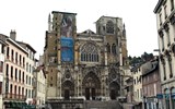 Vienne - Francie - Vienne, katedrála Saint Maurice, postavena 1052-1529 v několika etapách