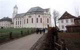 Wieskirche - Německo - Bavorsko - Wieskirche, původní kaple přestavěna na rokokový kostel 1745-54