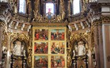 Valencie, perla Costa Azahar, přírodní parky a svátek Fallas 2020 - Španělsko - Valencie - katedrála (postavena 1270-1459), presbiterium