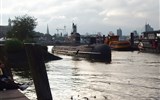 Hamburg a Lübeck, perly severního Německa vlakem 2020 - Německo - Hamburk - částí Ponorkového muzea je i sovětská ponorka U-434, kterou lze navštívit