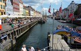 Nyhavn - Dánsko - Kodaň, Nyhavn, vyjíždějí odsud  vyhlídkové plavby po přístavu