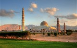 Omán s pobytem u moře 2020 - Omán - Muscat, Velká mešita nebo také Mešita sultána Kábúse, 1995-2001