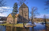 Hrady, zámky a zahrady Jelono-Gorské doliny 2020 - Polsko - Siedlęcin - Wieża książęca - giticxká obytná a obranná věž, vznik po 1314