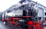 Advent v pohoří Harz s vláčkem a památky UNESCO 2020 - Německo - Harz - Brockenbahn, na trati jezdí celkem 4 parní lokomotivy, stroje dokumentující lidský důmysl a šikovné ruce