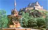 Krásy Skotska letecky - Skotsko, Edinburg, hrad
