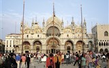 Benátky a ostrovy benátské laguny letecky, La Biennale 2020 - Itálie - Benátky - San Marco