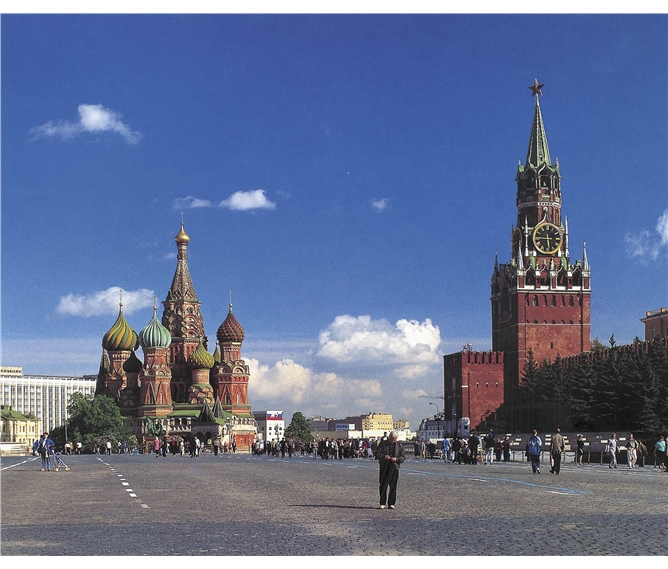 Rusko vlakem, Transsibiřská magistrála 2018 - Rusko, Moskva, Kreml a Rudé náměstí