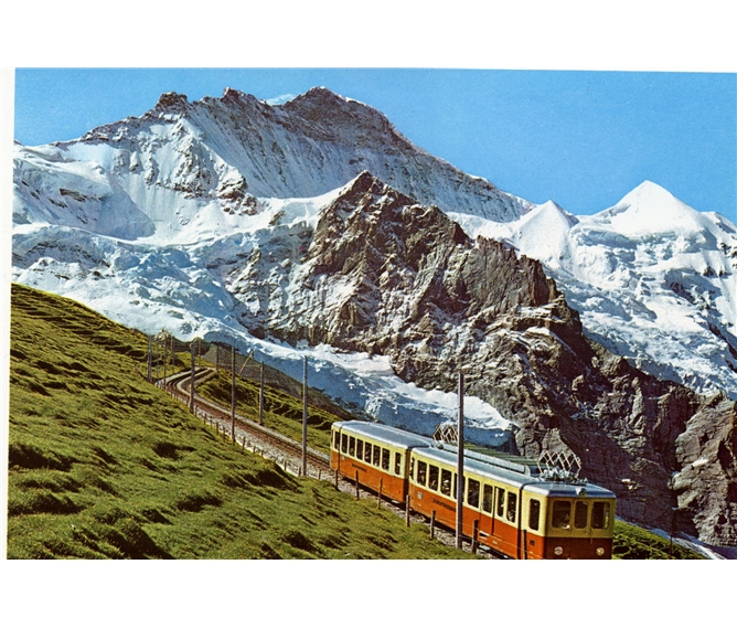 Švýcarskem za bernardýny, nejvyšší horou a ledovcem - Švýcarsko, Jungfrau